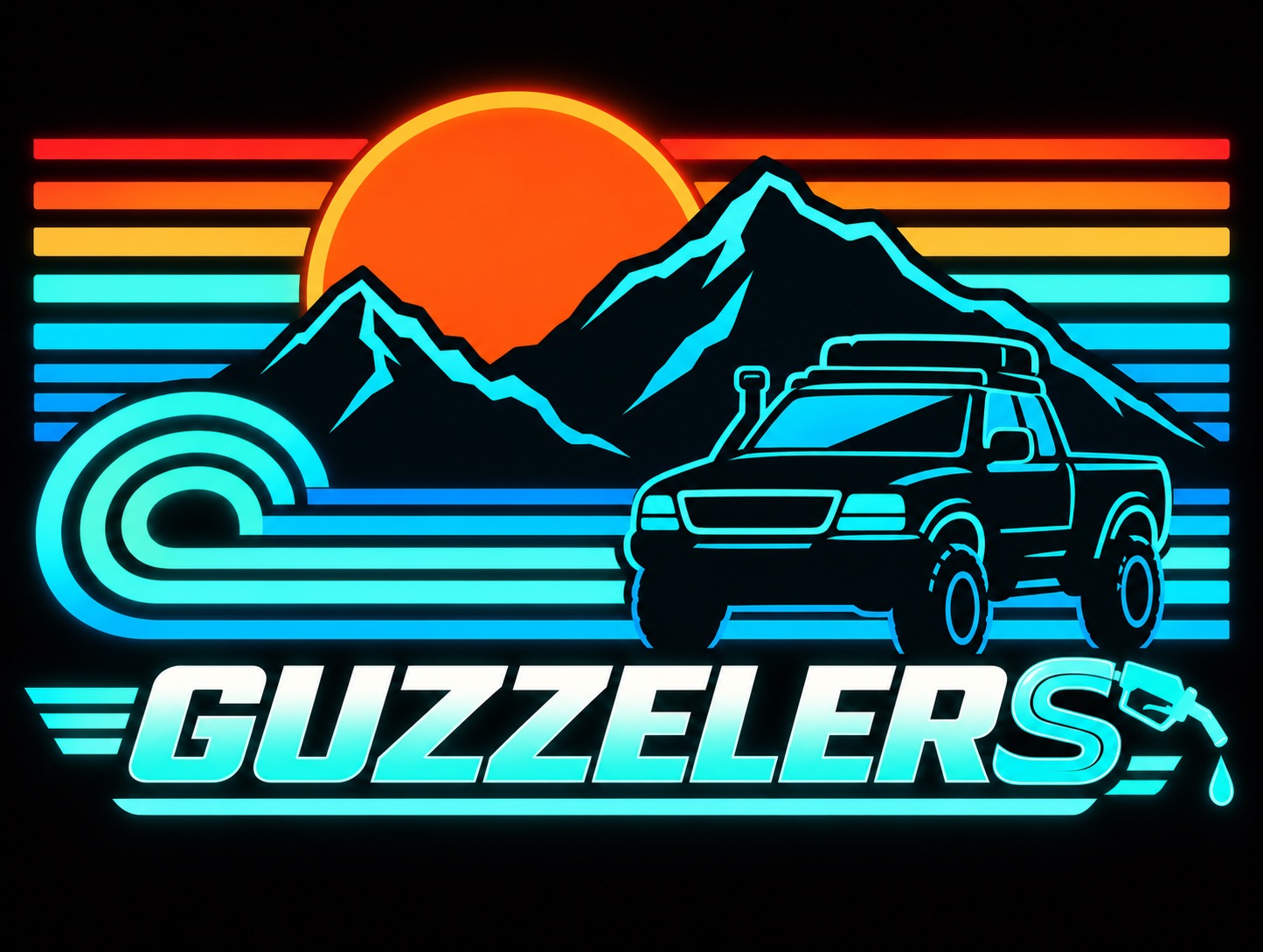Guzzelers fuel delivery logo